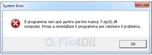 7-zip32.dll mancante