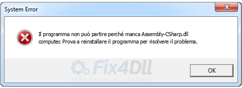 Assembly-CSharp.dll mancante