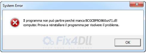 BCGCBPRO860un71.dll mancante