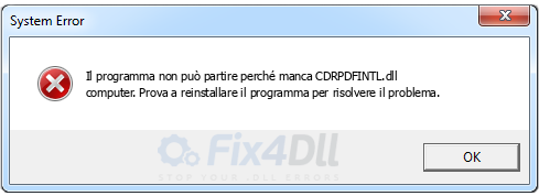 CDRPDFINTL.dll mancante
