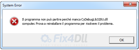CyDebugLib320U.dll mancante