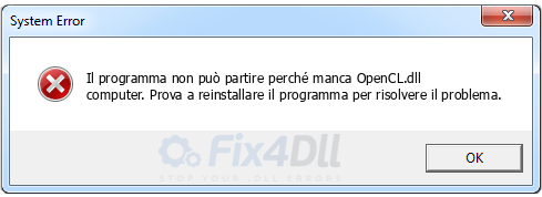 OpenCL.dll mancante