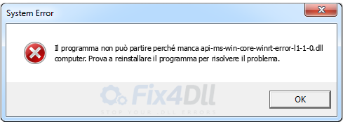 api-ms-win-core-winrt-error-l1-1-0.dll mancante