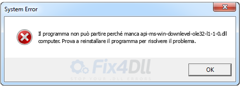 api-ms-win-downlevel-ole32-l1-1-0.dll mancante