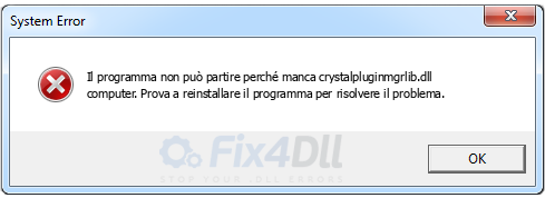 crystalpluginmgrlib.dll mancante