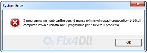 ext-ms-win-gpapi-grouppolicy-l1-1-0.dll mancante