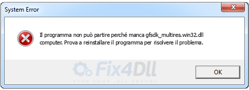 gfsdk_multires.win32.dll mancante