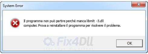 libmlt++-3.dll mancante