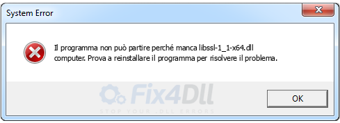 libssl-1_1-x64.dll mancante