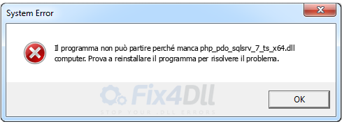 php_pdo_sqlsrv_7_ts_x64.dll mancante