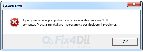 sfml-window-2.dll mancante