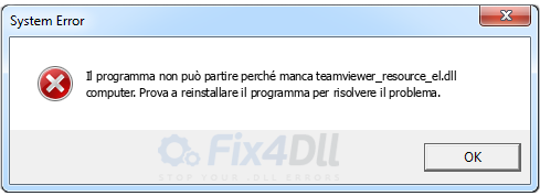 teamviewer_resource_el.dll mancante